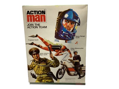 Lot 34 - Palitoy Action Man (c1980's) Mountain & Artic, SAS & Sabotage Outfits, in packaging (3)