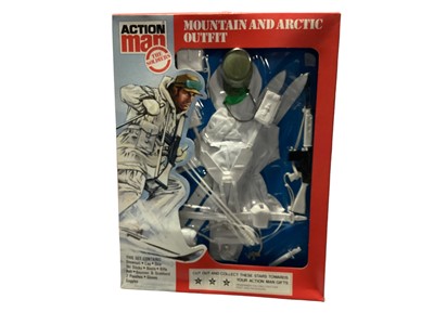 Lot 35 - Palitoy Action Man (c1980's) Mountain& Artic, SAS & Parachute Regiment Outfits, in packaging (3)