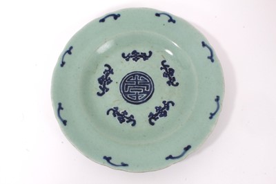 Lot 230 - Chinese celadon plate