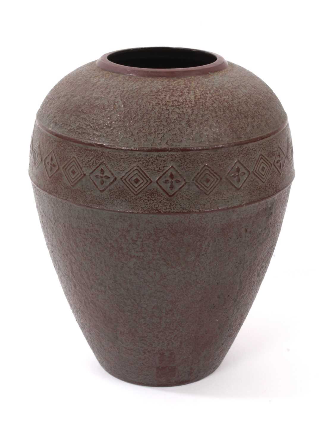 Lot 190 - Oriental stoneware vase