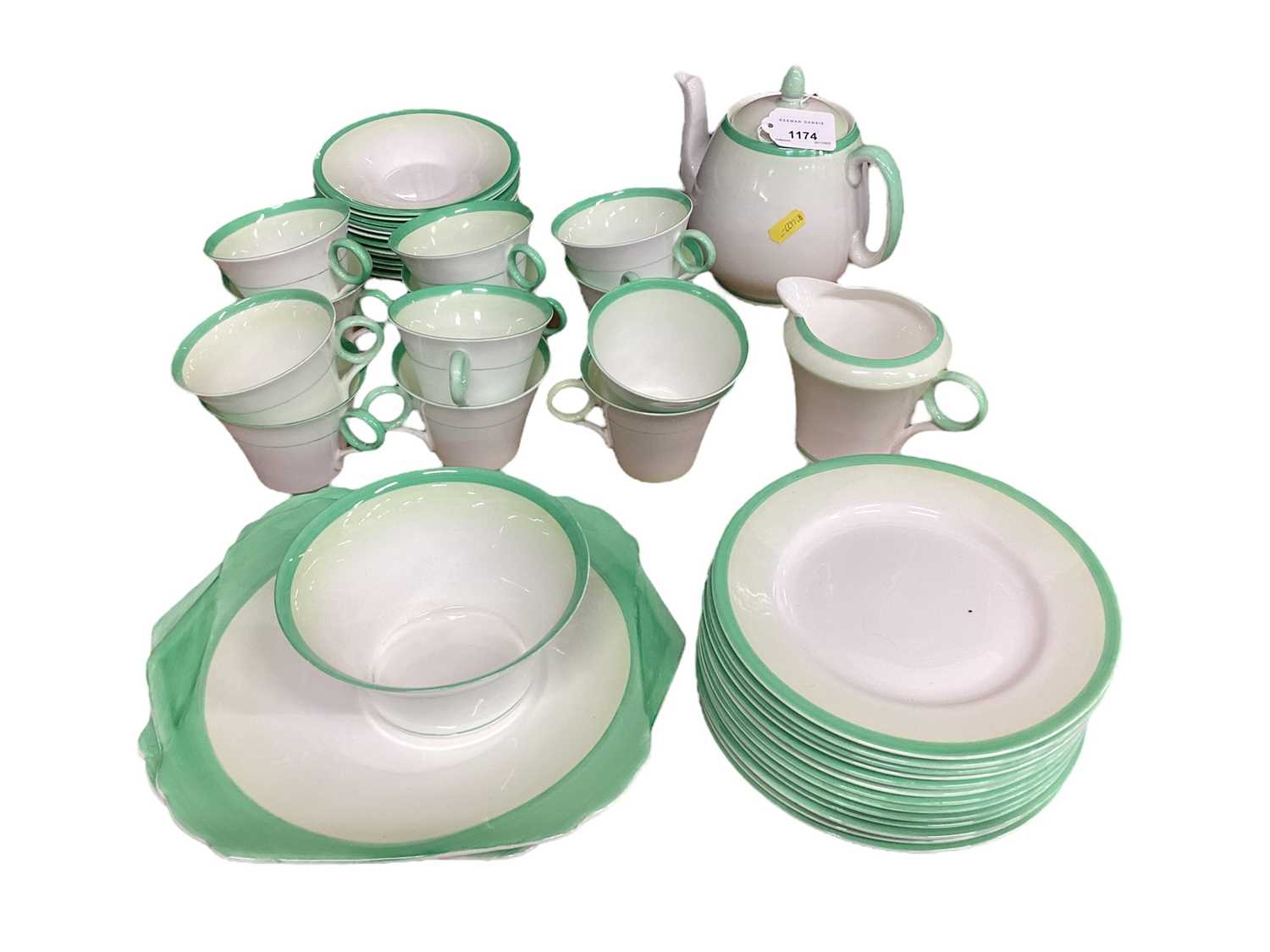 Lot 1174 Shelley tea set