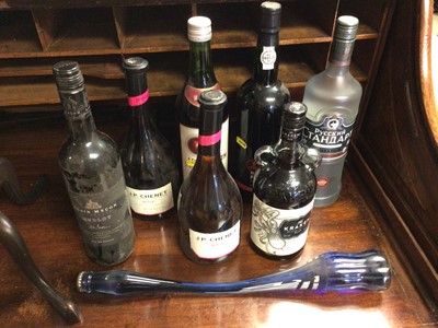 Lot 8 - Group of wines and spirits, including Kraken rum