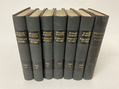 Lot 1560 - Wordsworth’s works from the collection of Francis Turner Palgrave, compiler of The Golden Treasury of English Songs and Lyrics, 1861, thence by family descent