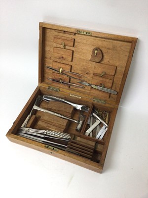 Lot 43 - An antique surgeon's set of tools