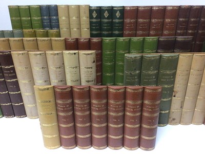 Lot 998 - Large collection of faux book fronts. Provenance: From the Estate of David Tron, Kings Road Antiques dealer