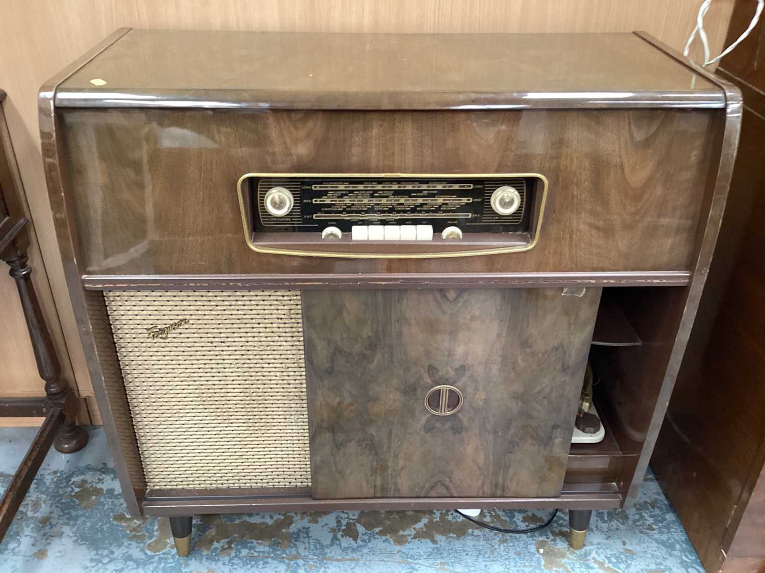 Lot 1350 - Vintage Ferguson radiogram, 85cm wide, 41cm