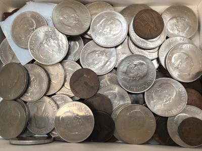 Lot 407 - Group of coins, mainly Churchill