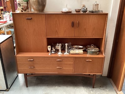 Lot 1352 - Mid century teak G Plan sideboard, 152cm wide, 43cm deep, 136cm high