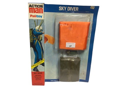 Lot 47 - Palitoy Action Man Sky Diver Accessories, in locker box packaging No.34175 (1)