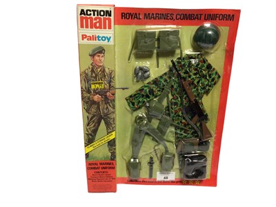 Lot 48 - Palitoy Action Man Royal Marines Combat Outfit, in locker box packaging No.34332 (1)