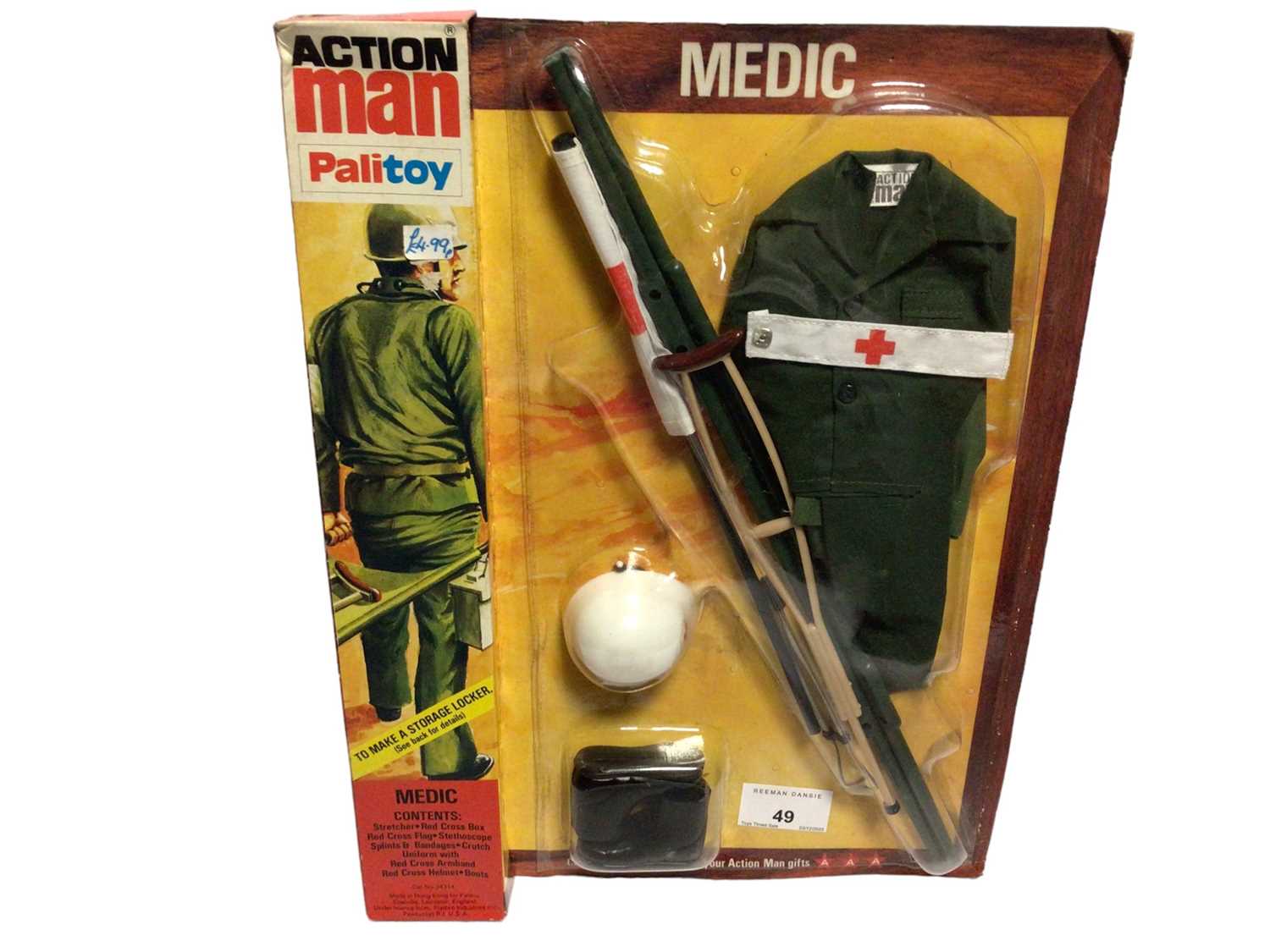 Lot 49 - Palitoy Action Man Medic Outfit, in locker box packaging No.34314 (1)