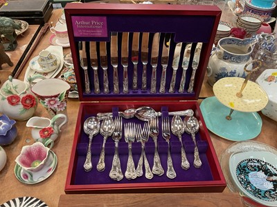 Lot 561 - Arthur Price part canteen of King's pattern cutlery