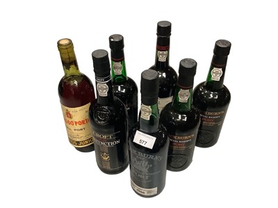 Lot 577 - Seven bottles of Cockburn and other port (7)