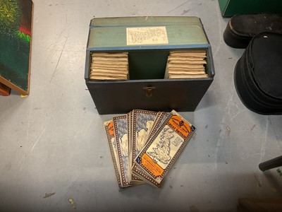 Lot 600 - Collection of vintage AA road maps in case.