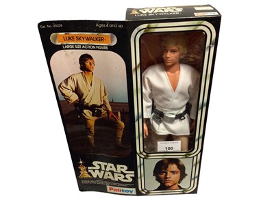 Lot 100 - Palitoy Star Wars Luke Skywalker action figure 11 3/4", in window box No.33326
