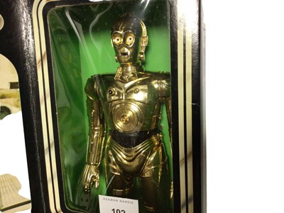 Lot 102 - Deny Fisher Star Wars C-3PO action figure 12", in window box (1)
