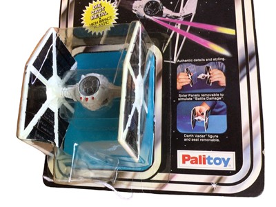 Lot 109 - Palitoy Star Wars Tie Fighter with removable Solar Panels & Darth Vader Seat, on unpunched card No.31318 (1)