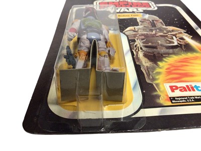 Lot 111 - Palitoy Star Wars The Empire Strikes Back Boba Fett action figure, on punched Collect all 41 card (1)