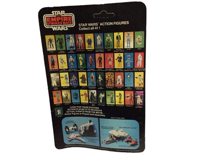 Lot 112 - Palitoy Star Wars The Empire Strikes Back FX-7 (Medical Droid) action figure, on unpunched Collect all 41 card (1)