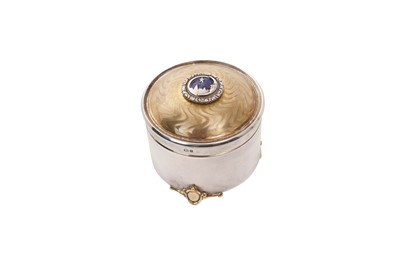 Lot 403 - Limited edition St James House silver and gilt music box