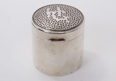 Lot 402 - Silver and gilt lined caddy box by John Alistair Donald, London 1986