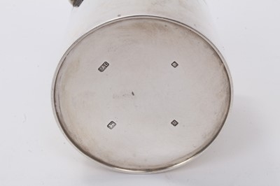 Lot 402 - Silver and gilt lined caddy box by John Alistair Donald, London 1986