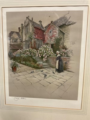 Lot 269 - Set of three signed Cecil Aldin prints and two Thorburn prints