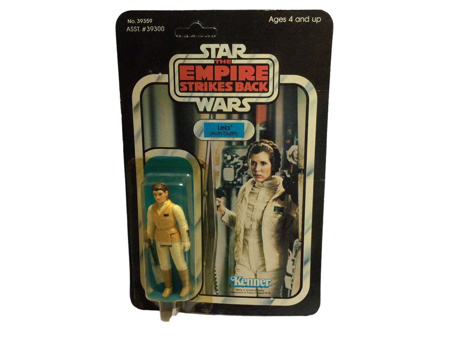 Lot 107 - Kenner Star Wars The Empire Strikes Back Leia (Hoth Outfit), on unpunched Collect all 41 card (1)