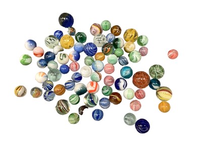 Lot 2502 - Collection of antique and later marbles