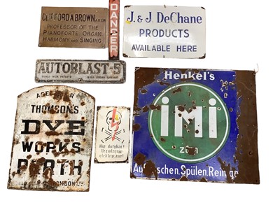 Lot 2417 - Selection of enamel signs