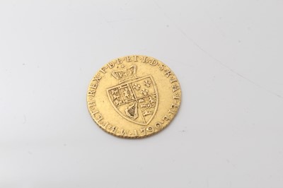 Lot 458 - G.B. - George III gold Half Guinea 1790 VG (1 coin)