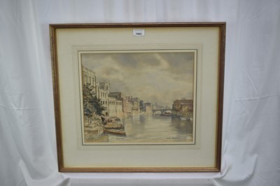 Lot 1503 - *Henry Rushbury (1889-1968), watercolour, Guildhall, York