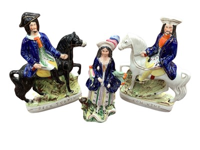 Lot 319 - Collection of Staffordshire figures