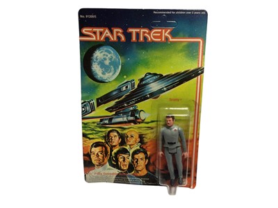 Lot 140 - Mego Corp 5 Face Star Trek Scotty 3 3/4" action figure, on unpunched card with blister pack No.91200/5 (1)