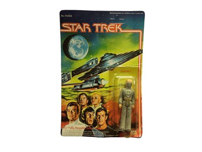 Lot 141 - Mego Corps 5 Face Star Trek Zaranite 3 3/4" action figure, on unpunched card (crease down the middle) & blister pack No.91200/8