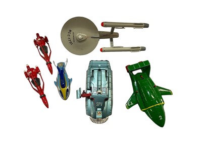 Lot 1844 - Corgi Star Trek U.S.S. Enterprise 40th Anniversary Ltd Edition boxed, other Star Trek items including DVDs and miscellaneous toys (1 box)