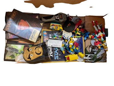 Lot 1844 - Corgi Star Trek U.S.S. Enterprise 40th Anniversary Ltd Edition boxed, other Star Trek items including DVDs and miscellaneous toys (1 box)