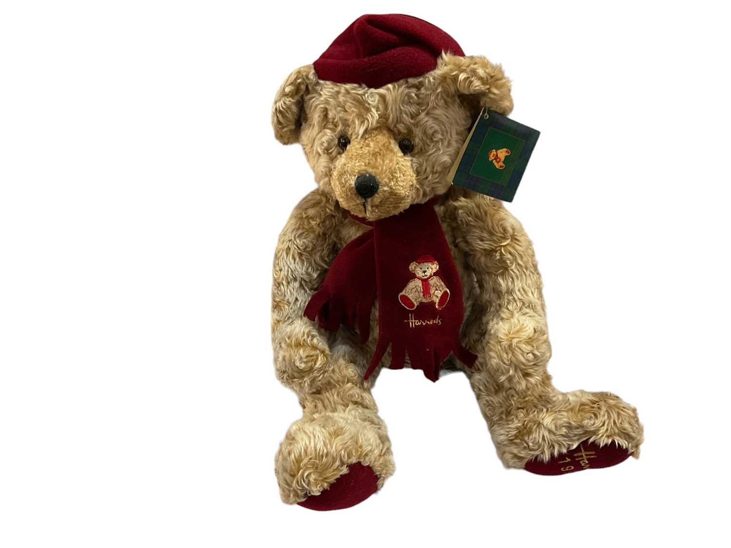 Lot 1845 - Five Harrods Bears including Christmas editions