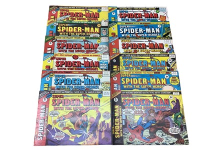 Lot 123 - Marvel Comics Group Super Spider-Man with the Super Heroes. Issues #169 - #171, #173 - #176, #182