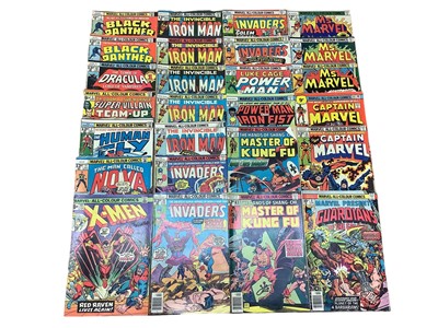 Lot 128 - Marvel Comics mixed group mostly 1970's. To include Daredevil, Black Panther, The Defenders, Thor