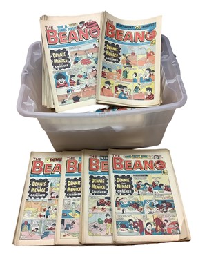 Lot 129 - Two Box of (1970’s) Beano Magazines together with Four summer specials