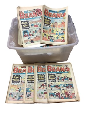 Lot 366 - Two Box of (1970’s) Beano Magazines together with Four summer specials