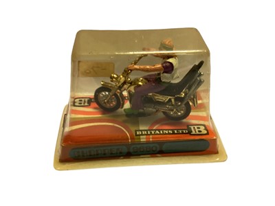 Lot 156 - Britains Chopper Motorcyclist On card base with blister pack No.9680 (1)