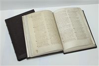 Lot 2515 - Great Domesday Books - complete in six volumes...