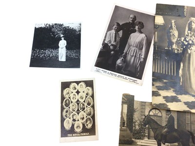 Lot 72 - H.S.H. Prince Adolphus of Teck and his family, collection of photographs including one of Queen Mary and Mary of Teck's scraps book 
