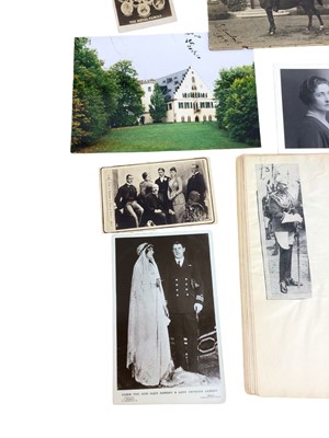 Lot 72 - H.S.H. Prince Adolphus of Teck and his family, collection of photographs including one of Queen Mary and Mary of Teck's scraps book 