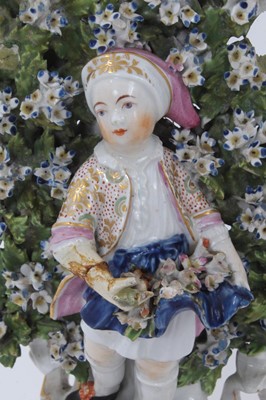 Lot 754 - Derby figure of a young boy, in Turkish costume, circa 1775