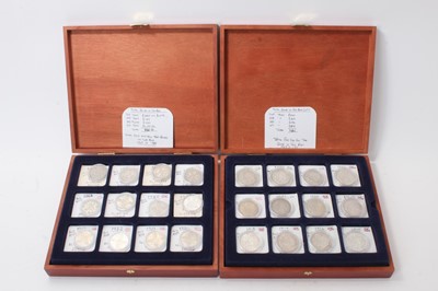 Lot 424 - G.B. - Coin collections, many in better than average condition, to include Half Crowns 1915 to 1967 (N.B. Includes scarce dates 1925, 1930) and Florins 1920 to 1967 (N.B. Including proof 1927) (Qty...