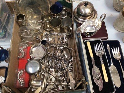 Lot 311 - Group of silver plated ware