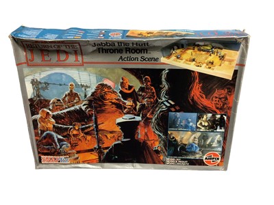 Lot 147 - Airfix Star Wars Return of the Jedi Jabba the Hutt Throne Room action scene model kit No.9 10179, boxed (lid indented) (1)